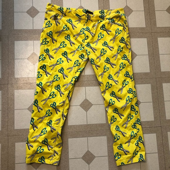 Yellow Scissor Pants - Picture 2 of 3